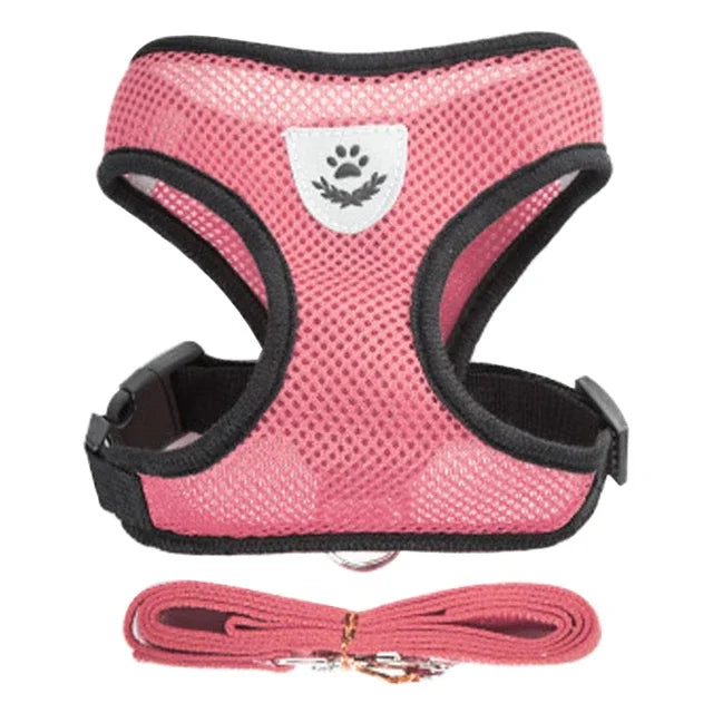 No-Pull Soft Mesh Pet Harness & Lead