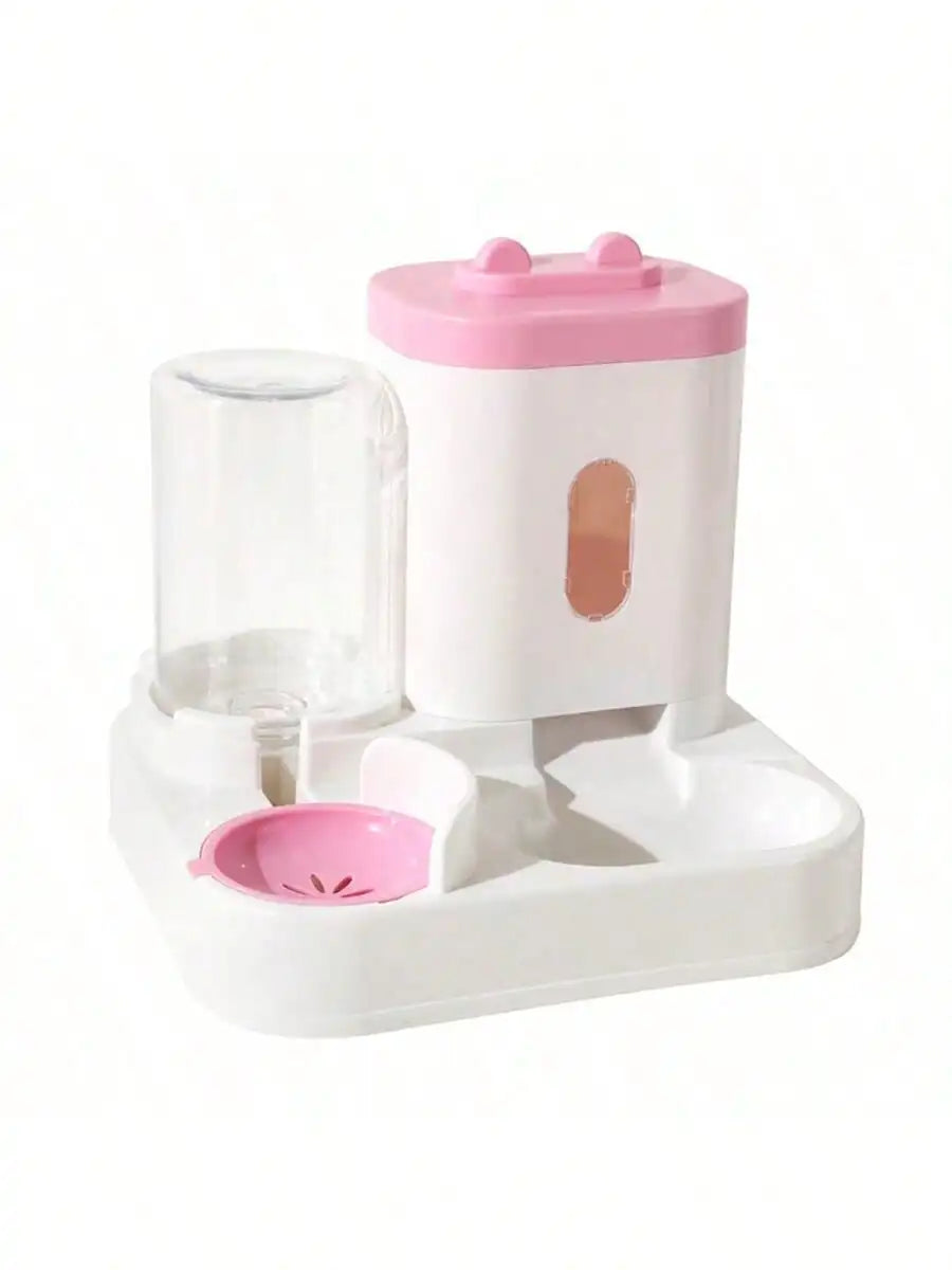 2-in-1 Automatic Gravity Pet Feeder & Waterer
