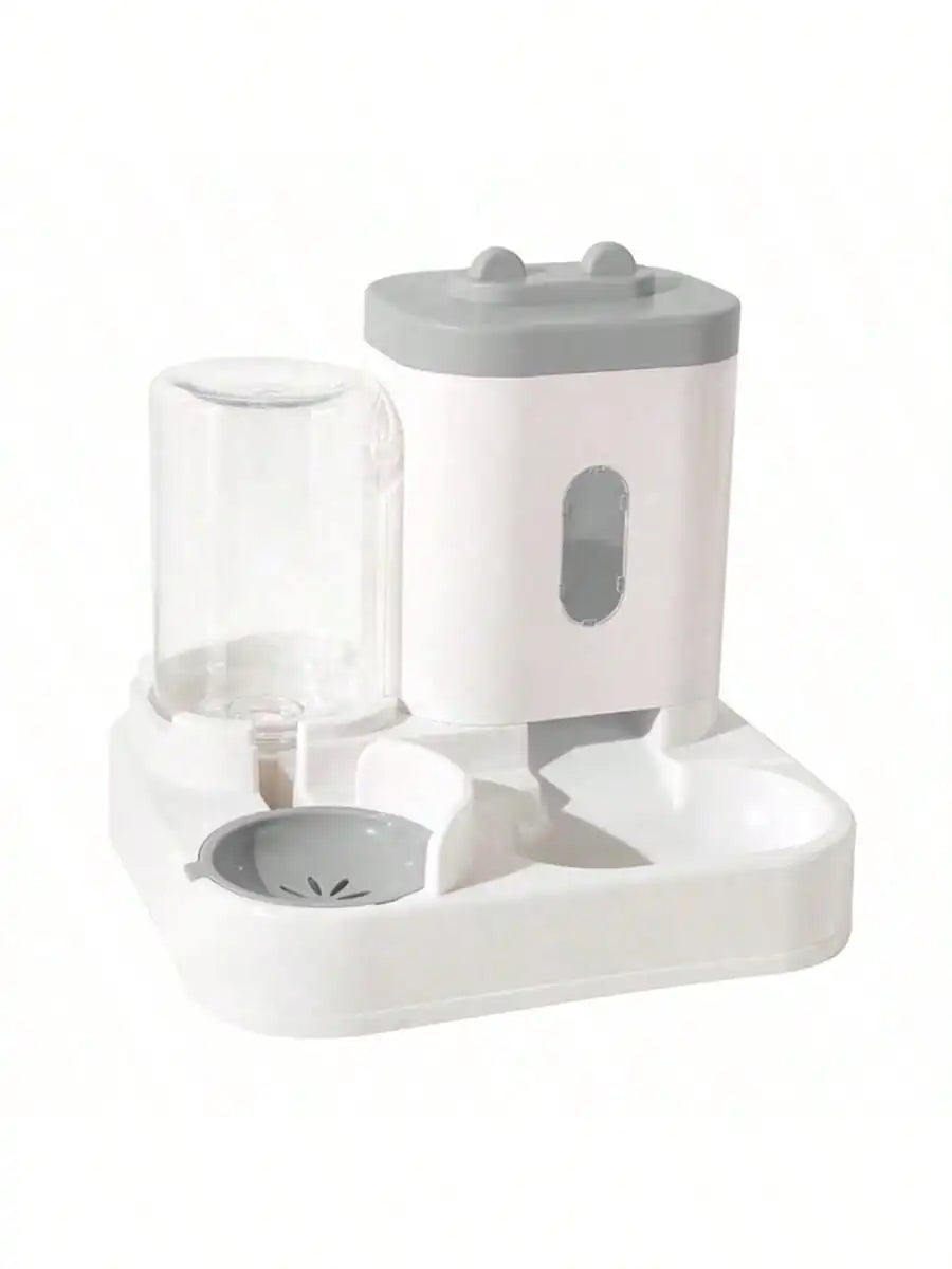 2-in-1 Automatic Gravity Pet Feeder & Waterer