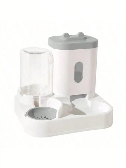2-in-1 Automatic Gravity Pet Feeder & Waterer