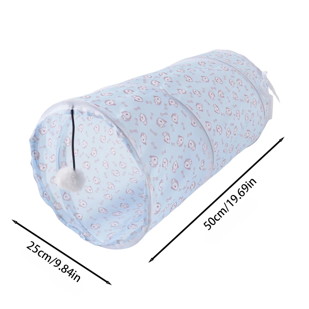Collapsible Interactive Cat Play Tunnel