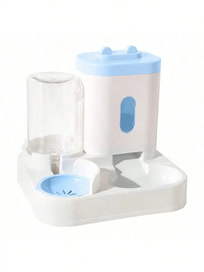 2-in-1 Automatic Gravity Pet Feeder & Waterer