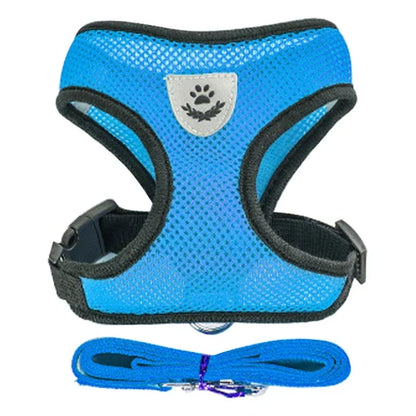 No-Pull Soft Mesh Pet Harness & Lead