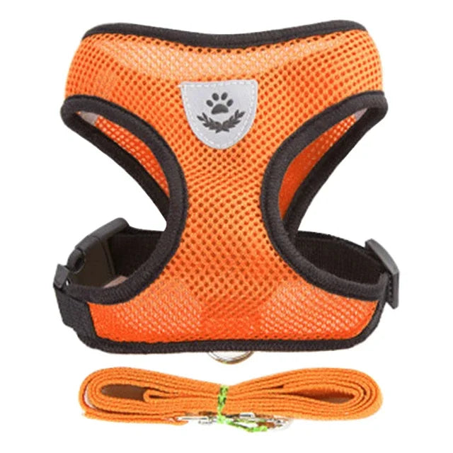 No-Pull Soft Mesh Pet Harness & Lead