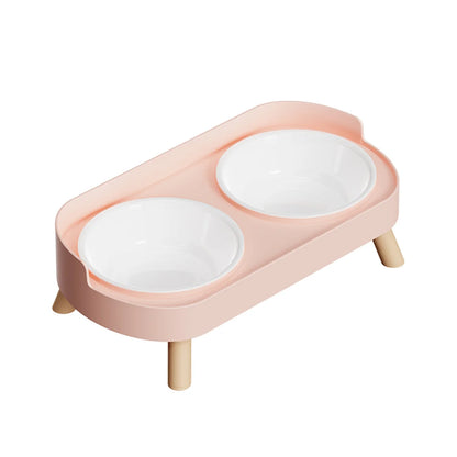 "Dopamine Pet" Colourful Double Feeder