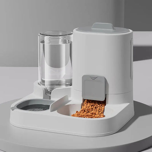 2-in-1 Automatic Gravity Pet Feeder & Waterer