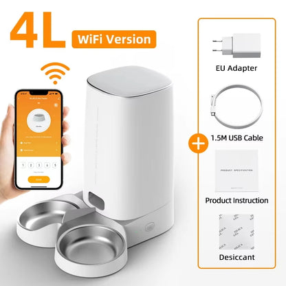 ROJECO Smart Wi-Fi Automatic Pet Feeder