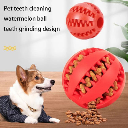 Indestructible Natural Rubber Treat Ball