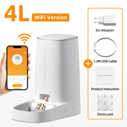 ROJECO Smart Wi-Fi Automatic Pet Feeder