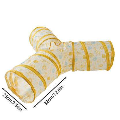 Collapsible Interactive Cat Play Tunnel