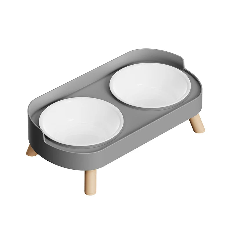 "Dopamine Pet" Colourful Double Feeder