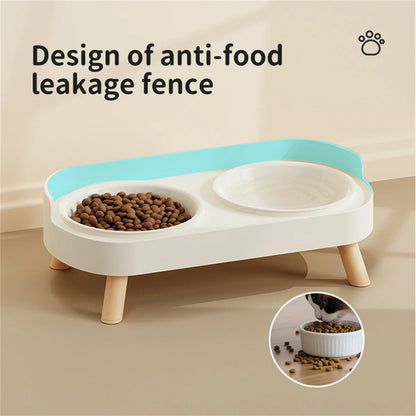 "Dopamine Pet" Colourful Double Feeder