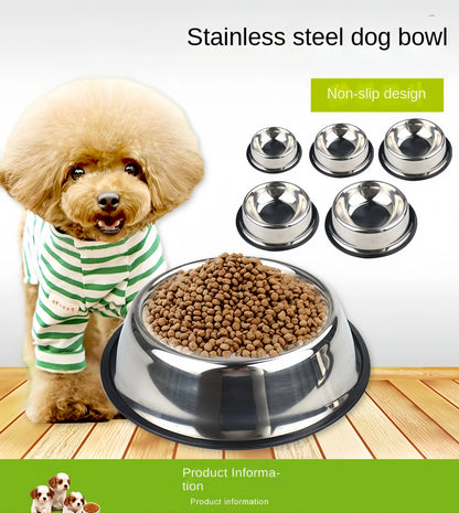 Premium Stainless Steel Pet Bowl (6 Sizes)