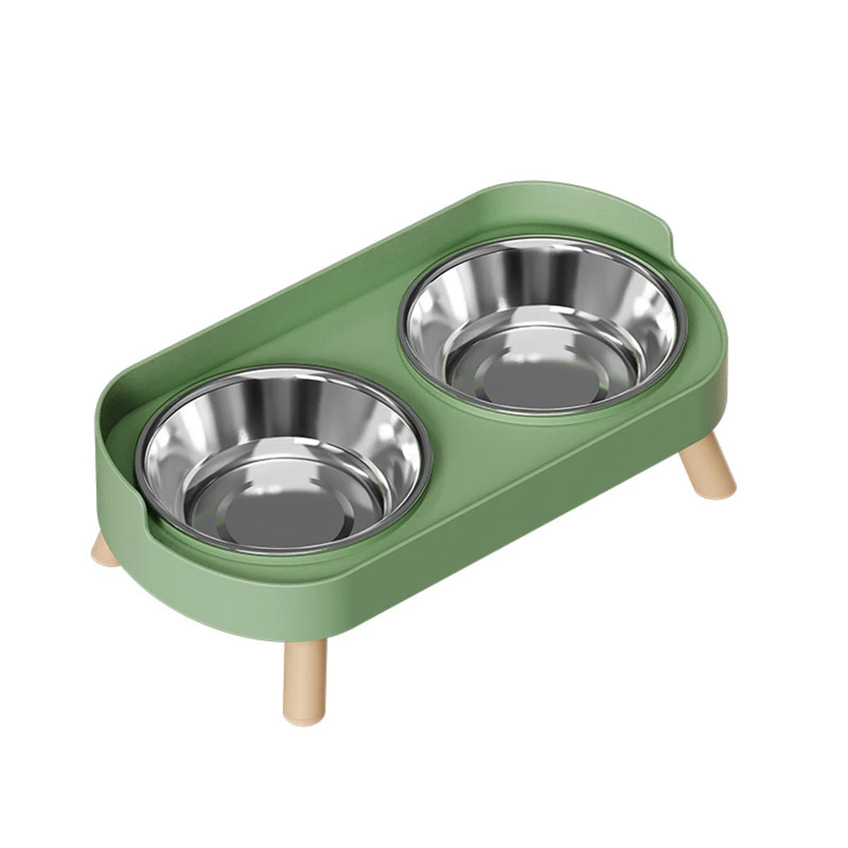 "Dopamine Pet" Colourful Double Feeder