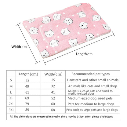 Premium Thermal Flannel Pet Blanket