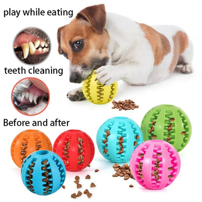 Indestructible Natural Rubber Treat Ball