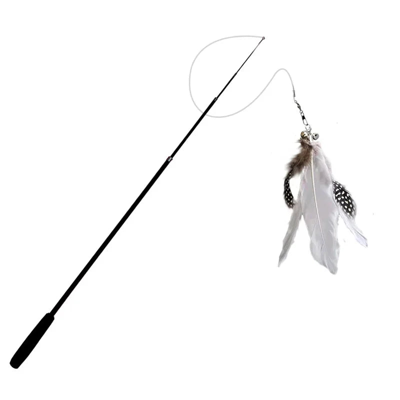 Telescopic Interactive Cat Teaser Wand (1.8m)