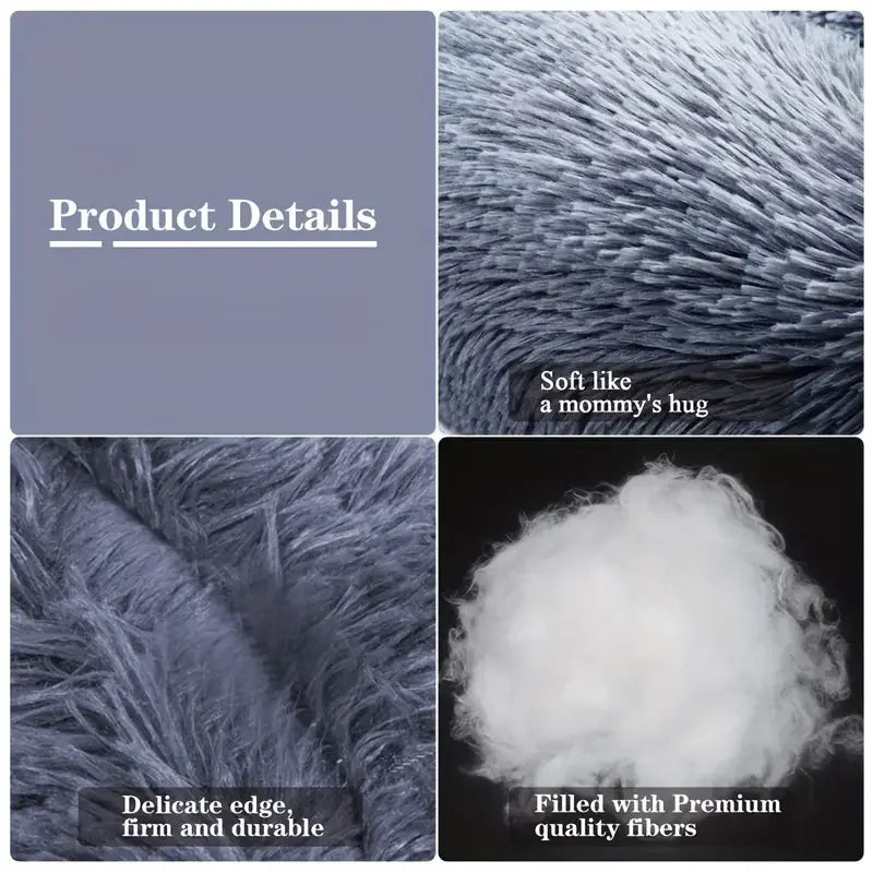 CozyNest™ Ultra Soft Calming Pet Bed