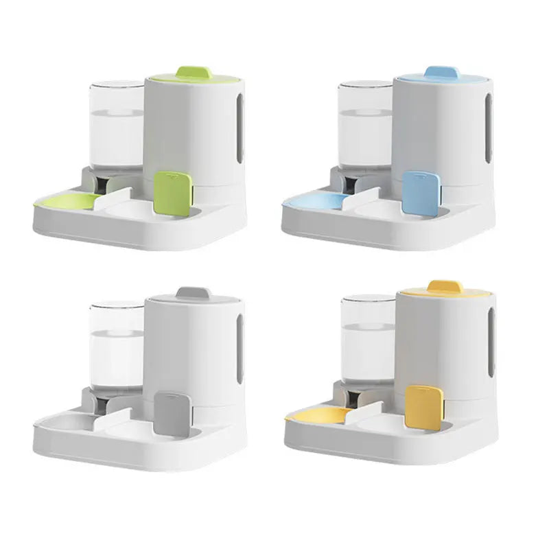 2-in-1 Automatic Gravity Pet Feeder & Waterer