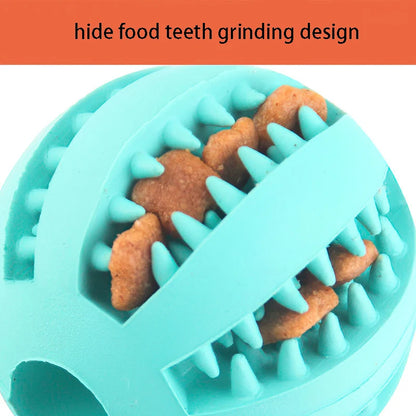 Indestructible Natural Rubber Treat Ball