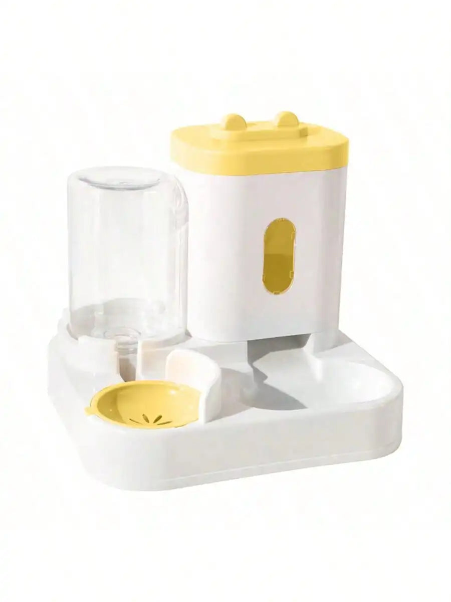2-in-1 Automatic Gravity Pet Feeder & Waterer
