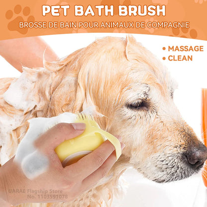 2-in-1 Bath Brush with Shampoo Dispenser