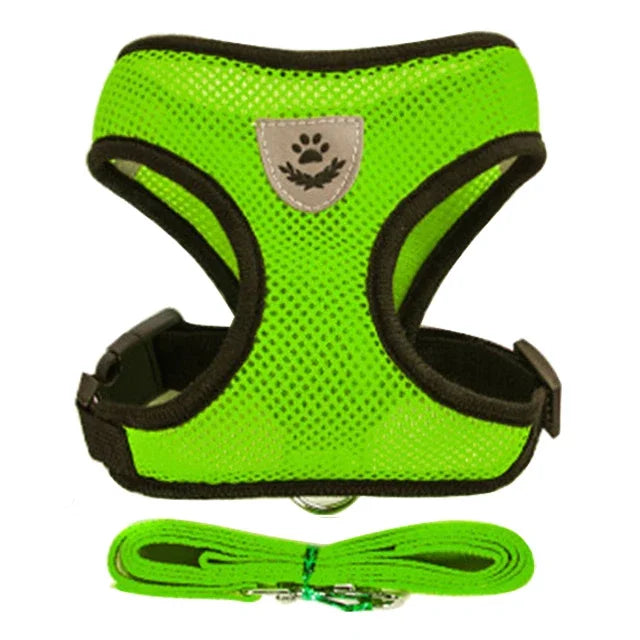 No-Pull Soft Mesh Pet Harness & Lead