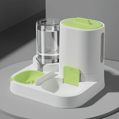 2-in-1 Automatic Gravity Pet Feeder & Waterer