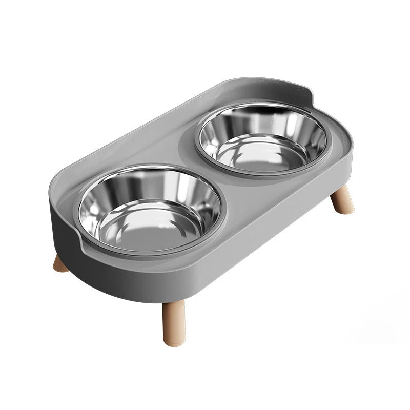 "Dopamine Pet" Colourful Double Feeder