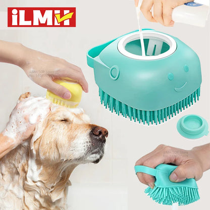 2-in-1 Bath Brush with Shampoo Dispenser