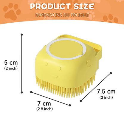 2-in-1 Bath Brush with Shampoo Dispenser