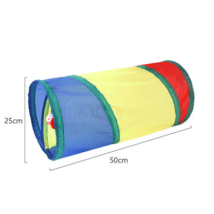 Collapsible Interactive Cat Play Tunnel
