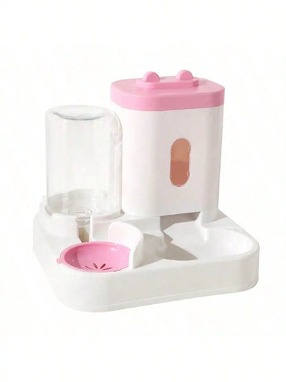 2-in-1 Automatic Gravity Pet Feeder & Waterer