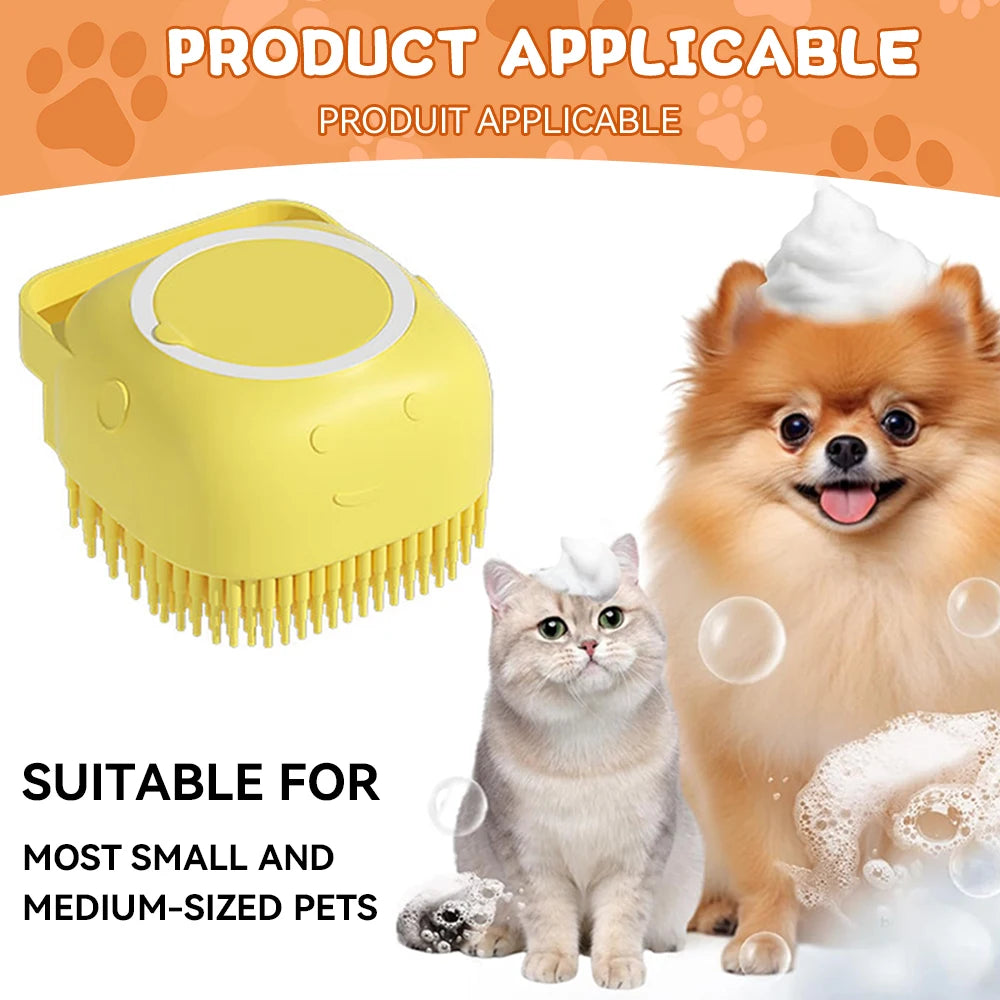 2-in-1 Bath Brush with Shampoo Dispenser