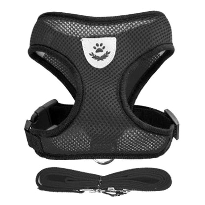 No-Pull Soft Mesh Pet Harness & Lead