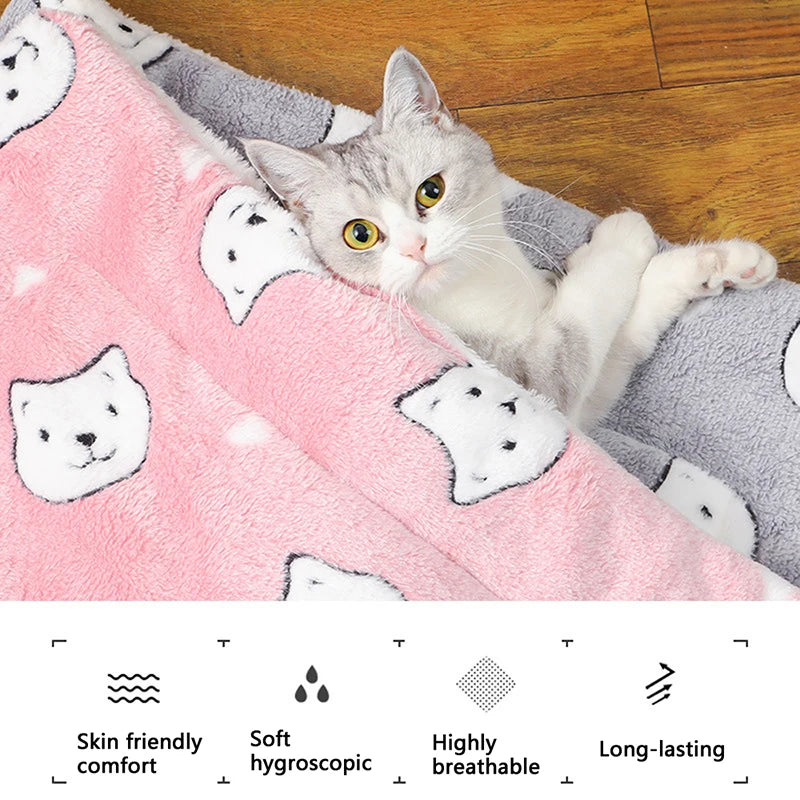 Premium Thermal Flannel Pet Blanket