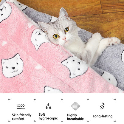 Premium Thermal Flannel Pet Blanket