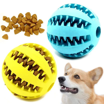 Indestructible Natural Rubber Treat Ball