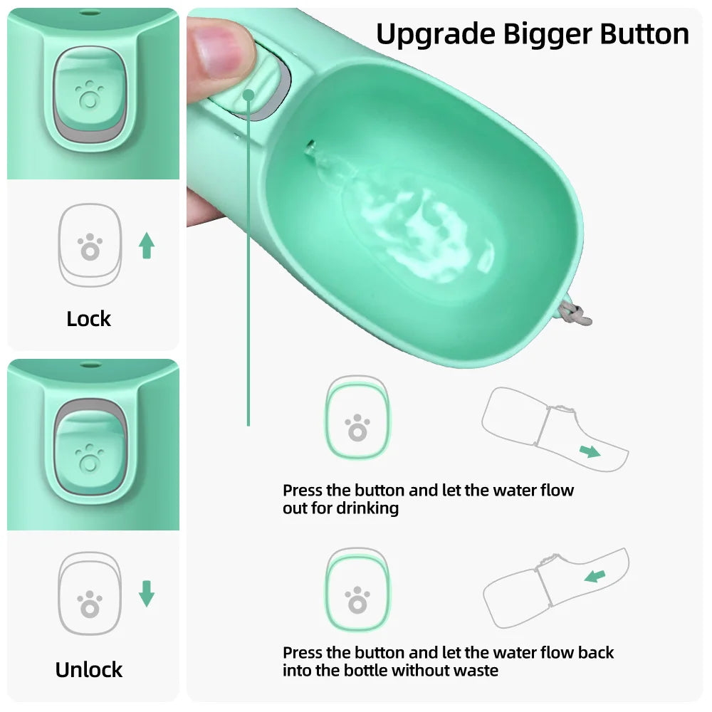 Portable Pet Water Bottle for Walks
