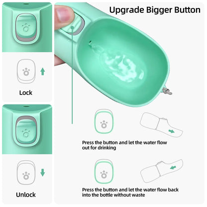 Portable Pet Water Bottle for Walks