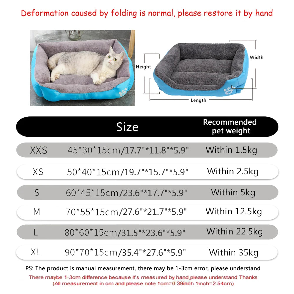 Orthopaedic Comfort Pet Sofa Bed
